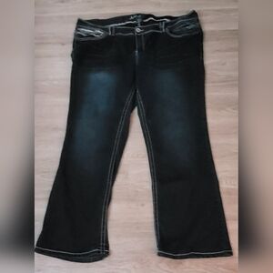 Amethyst Jeans 24W Darkwash Flare